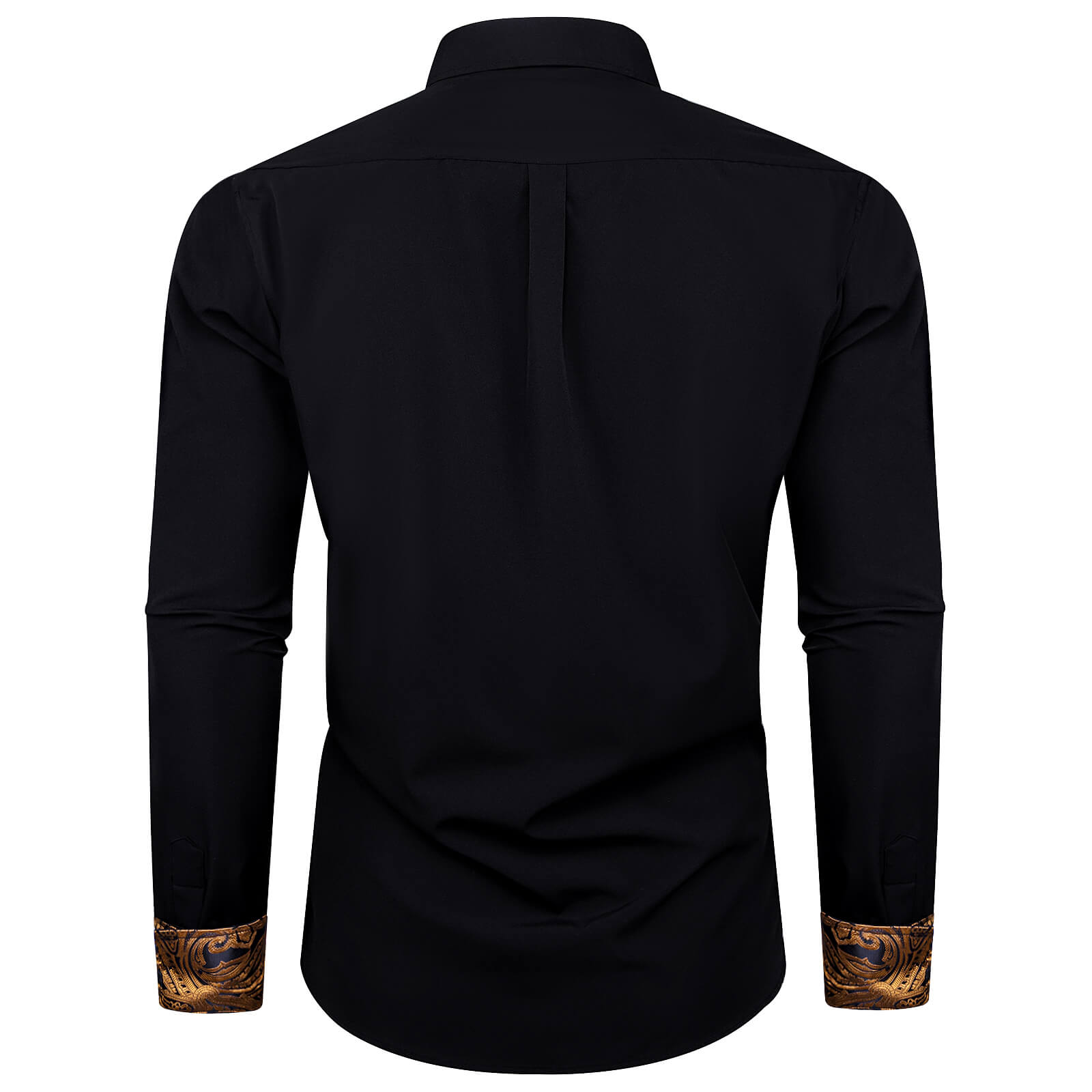 GentCrest Black Splicing Shirt - Image 3
