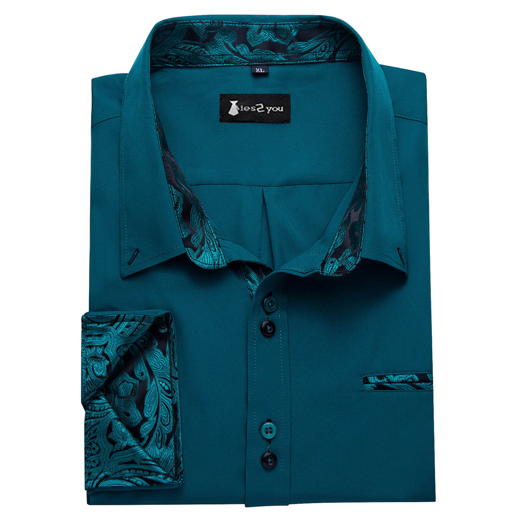 GentCrest Green Solid Shirt - Image 4