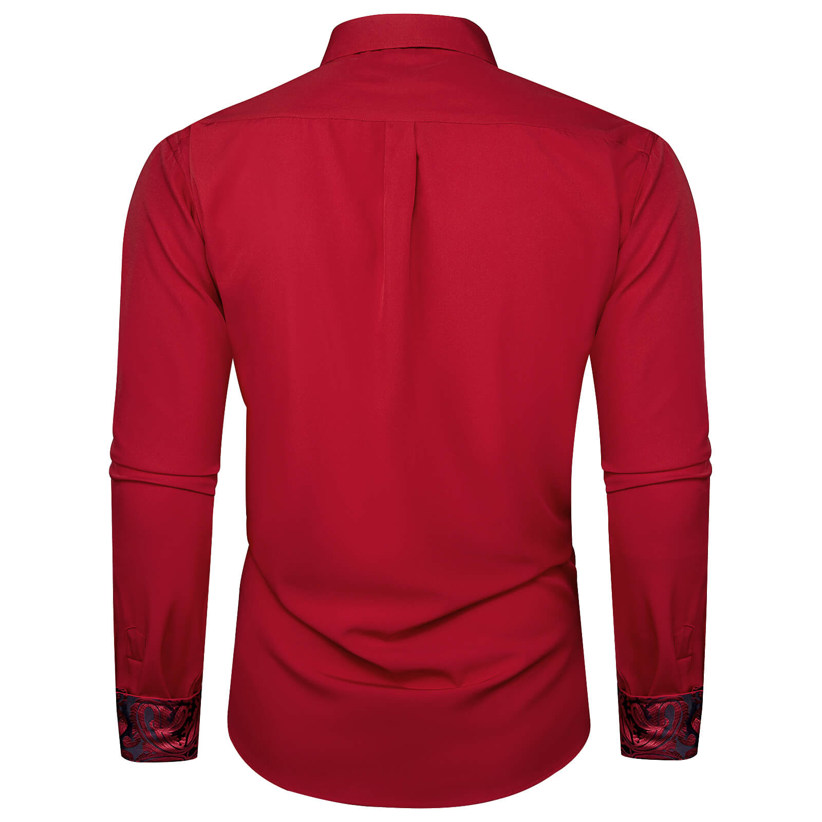 GentCrest Red Solid Shirt - Image 3