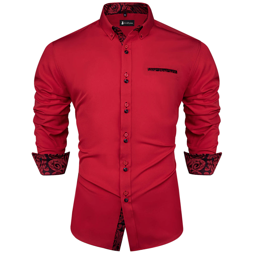 GentCrest Red Solid Shirt - Image 1