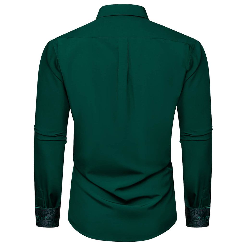 GentCrest Green Solid Shirt - Image 3