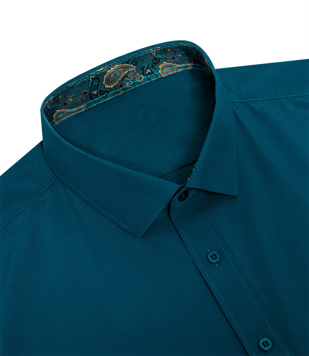 GentCrest Blue Paisley Shirt - Image 5