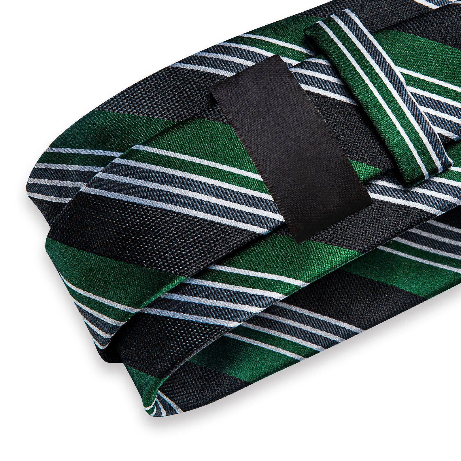 GentCrest Blue Striped Tie Hanky Cufflinks Set - Image 5
