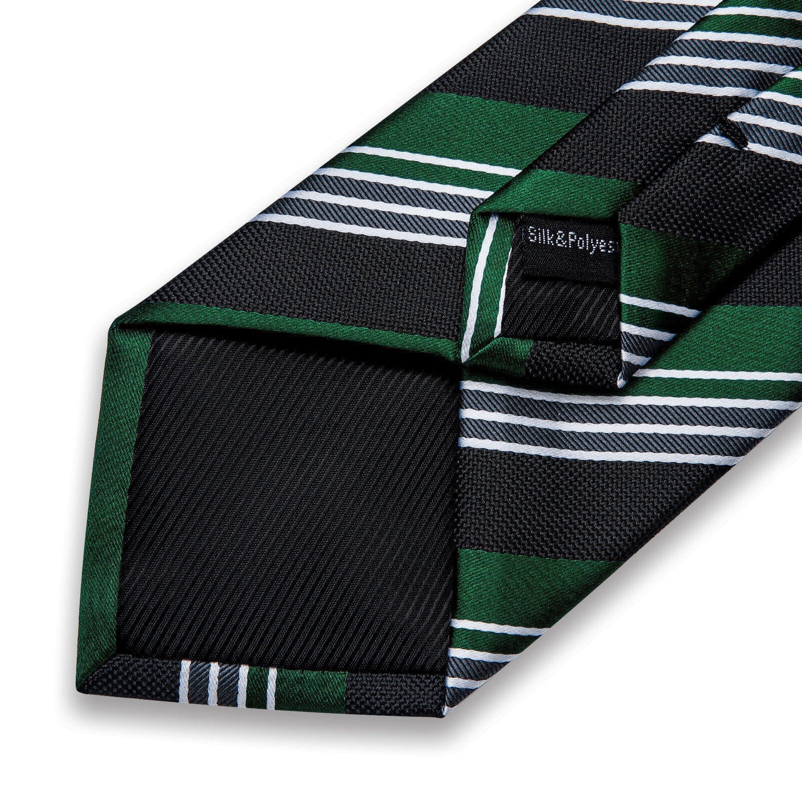 GentCrest Blue Striped Tie Hanky Cufflinks Set - Image 6