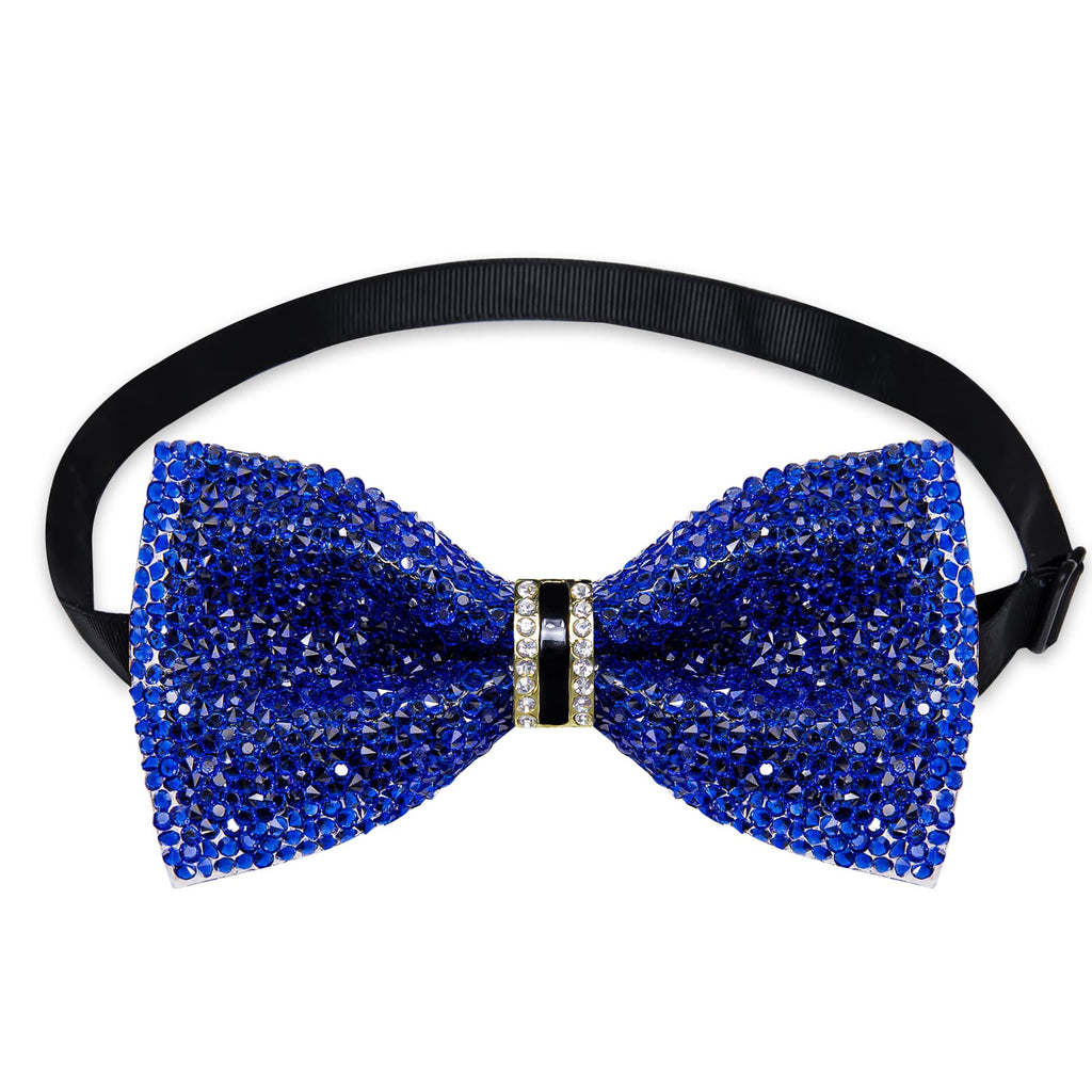 GentCrest Blue Rhinestone Bowtie Set - Image 3