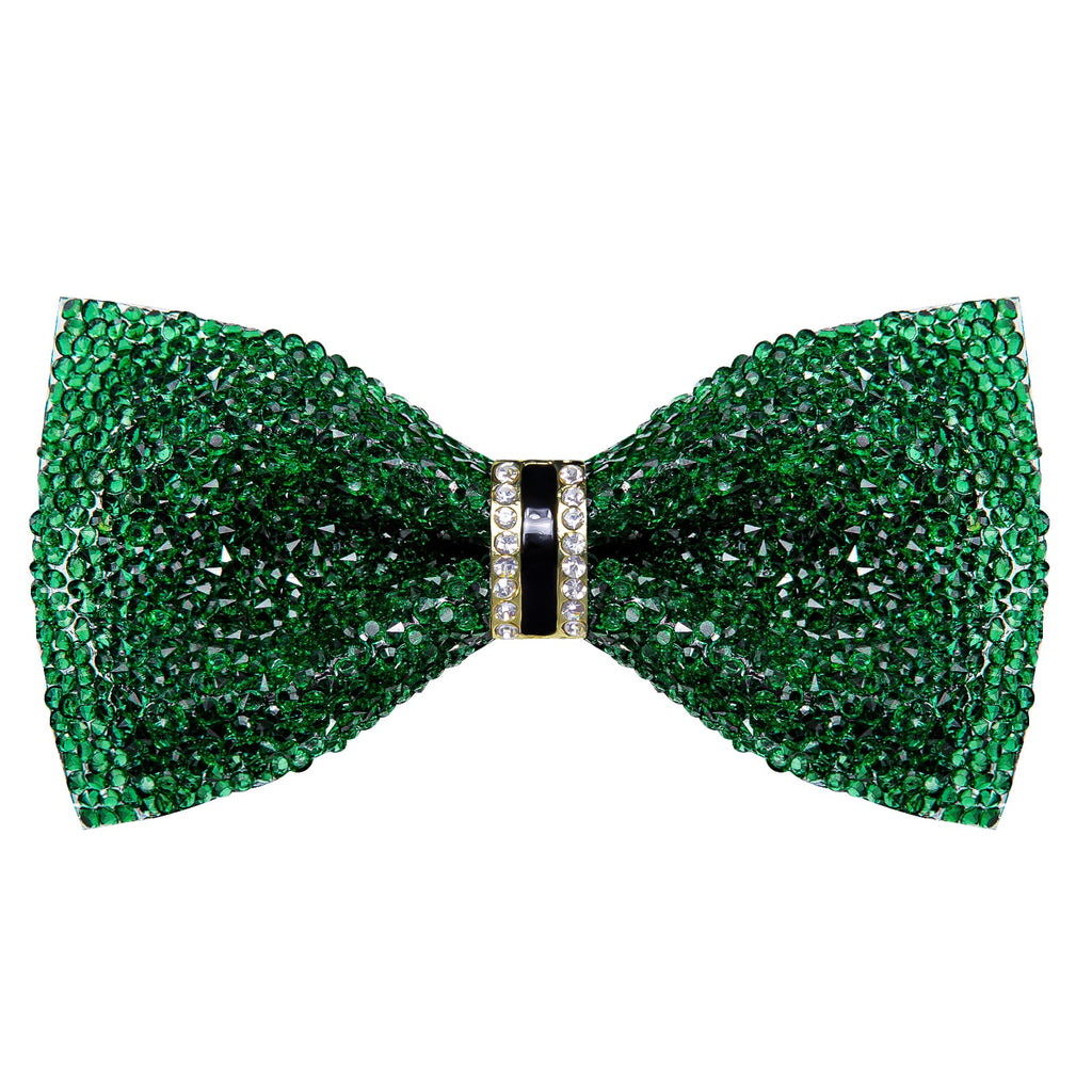 GentCrest Green Rhinestone Bowtie Set - Image 4