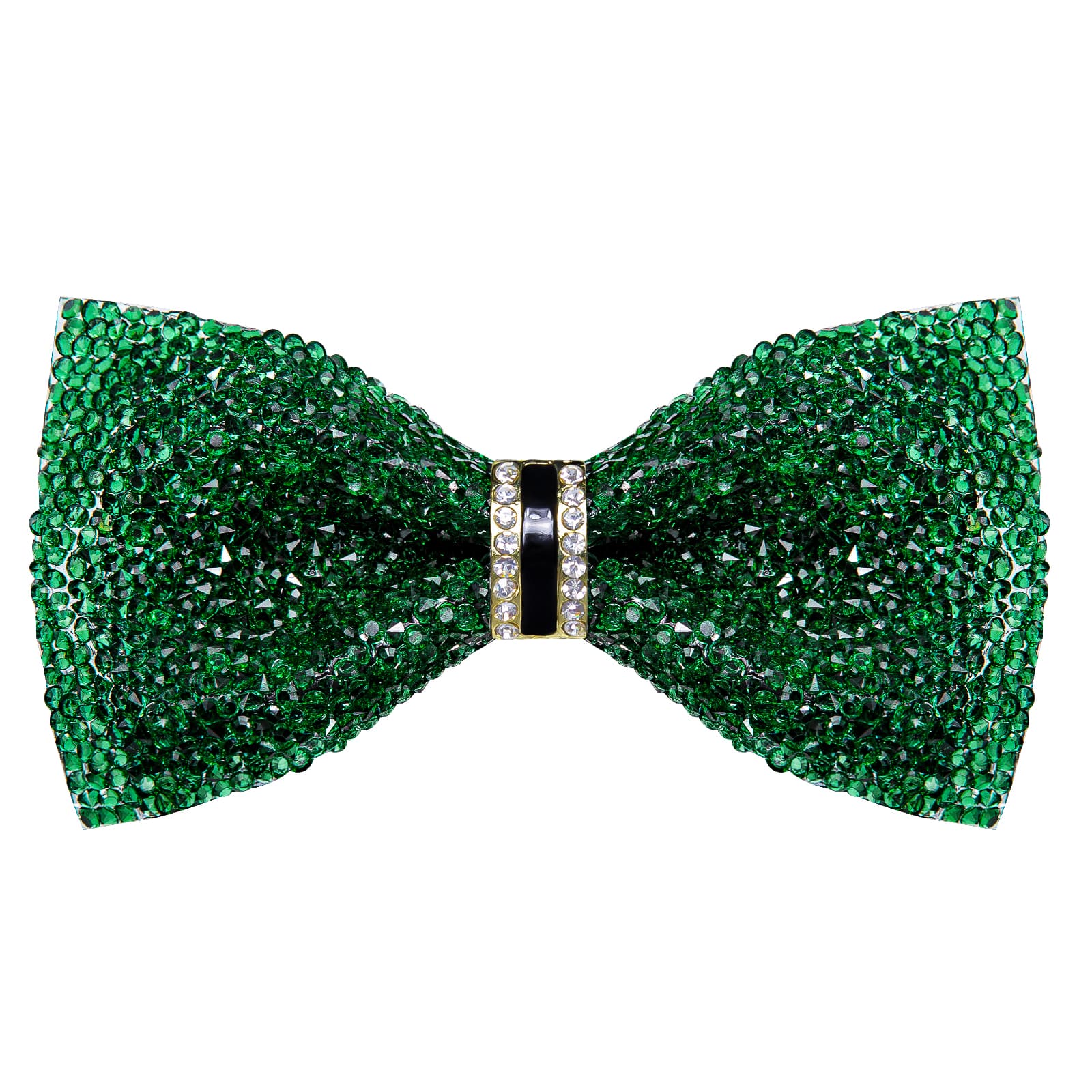 GentCrest Green Rhinestone Bowtie Set - Image 4