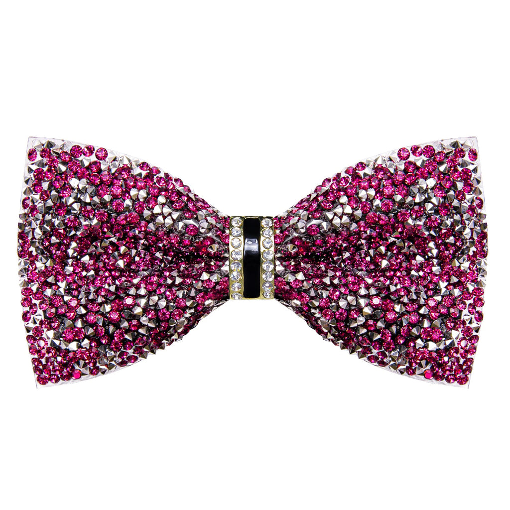 GentCrest Purple Rhinestone Bowtie Set - Image 4