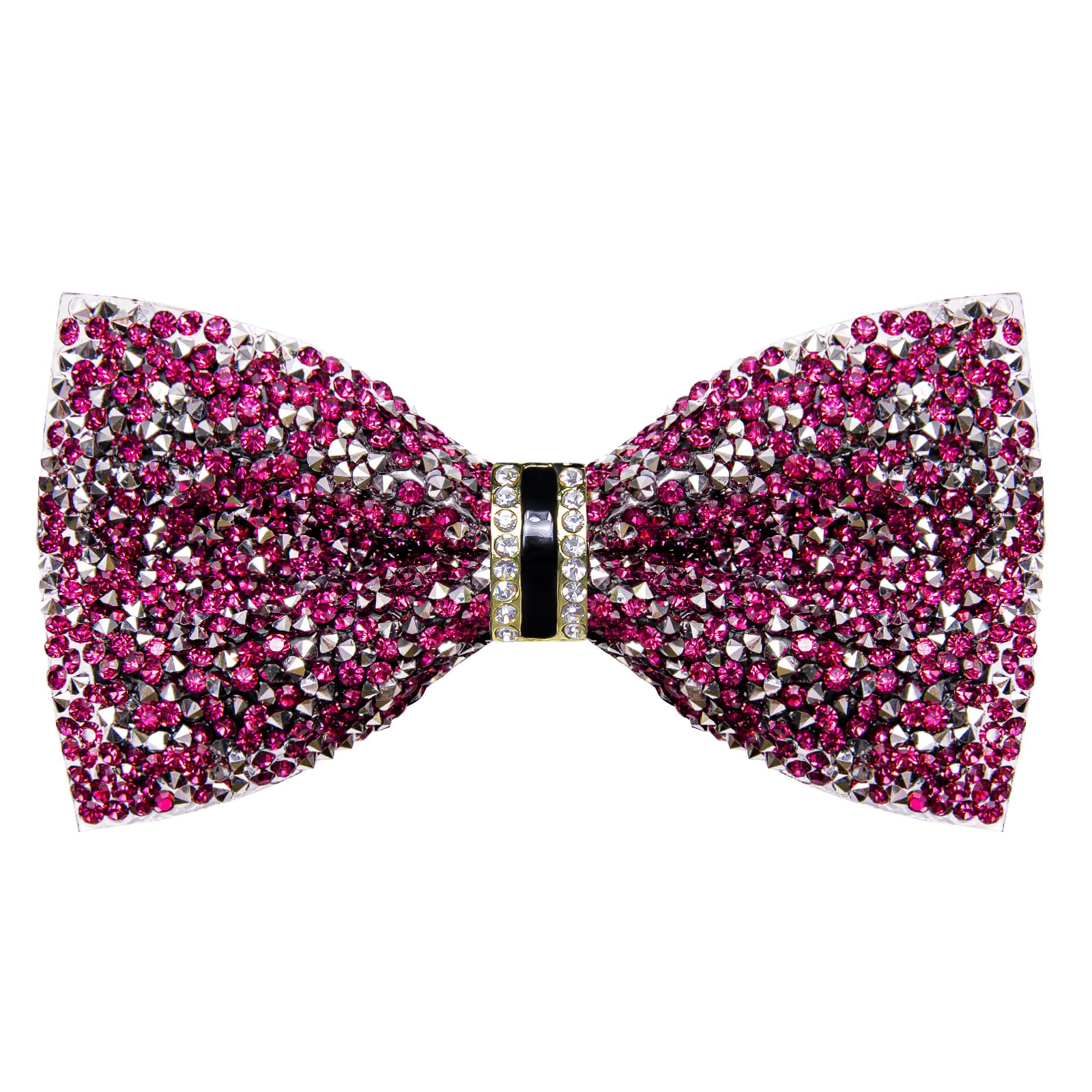 GentCrest Purple Rhinestone Bowtie Set - Image 4