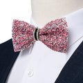 GentCrest Pink Rhinestone Bowtie Set - Image 1