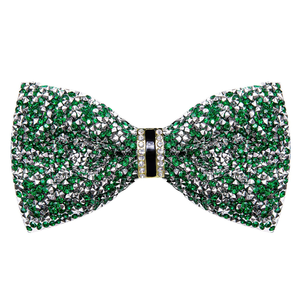 GentCrest Green Rhinestone Bowtie Set - Image 4