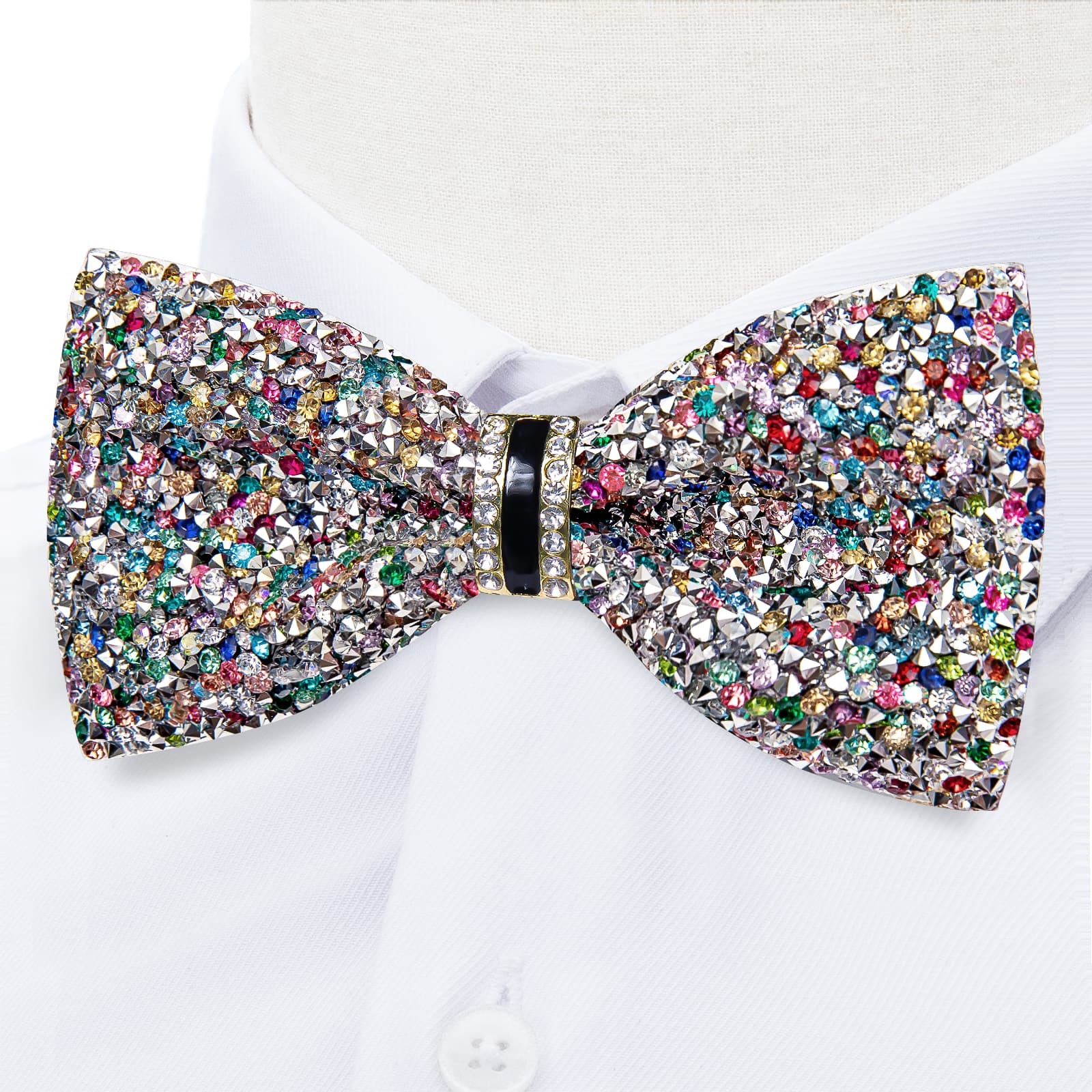 GentCrest Classic Rhinestone Bowtie Set - Image 2