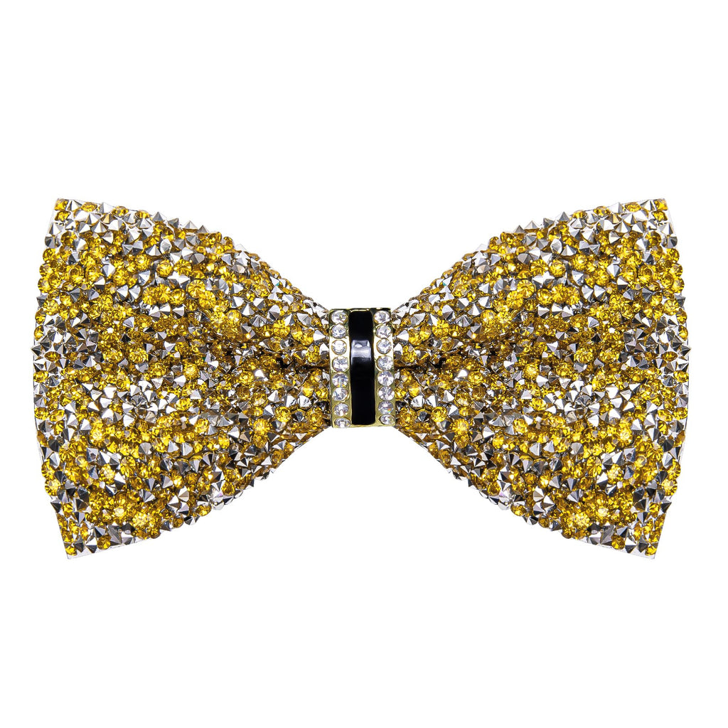 GentCrest Gold Rhinestone Bowtie Set - Image 4
