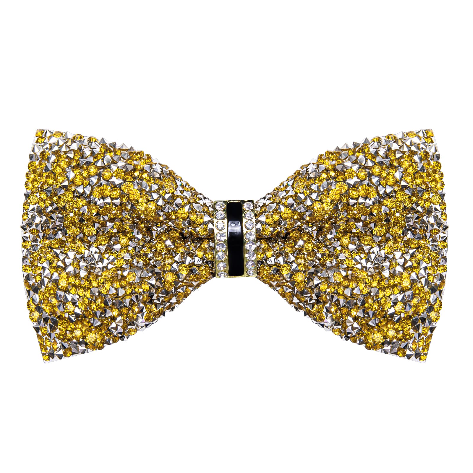GentCrest Gold Rhinestone Bowtie Set - Image 4