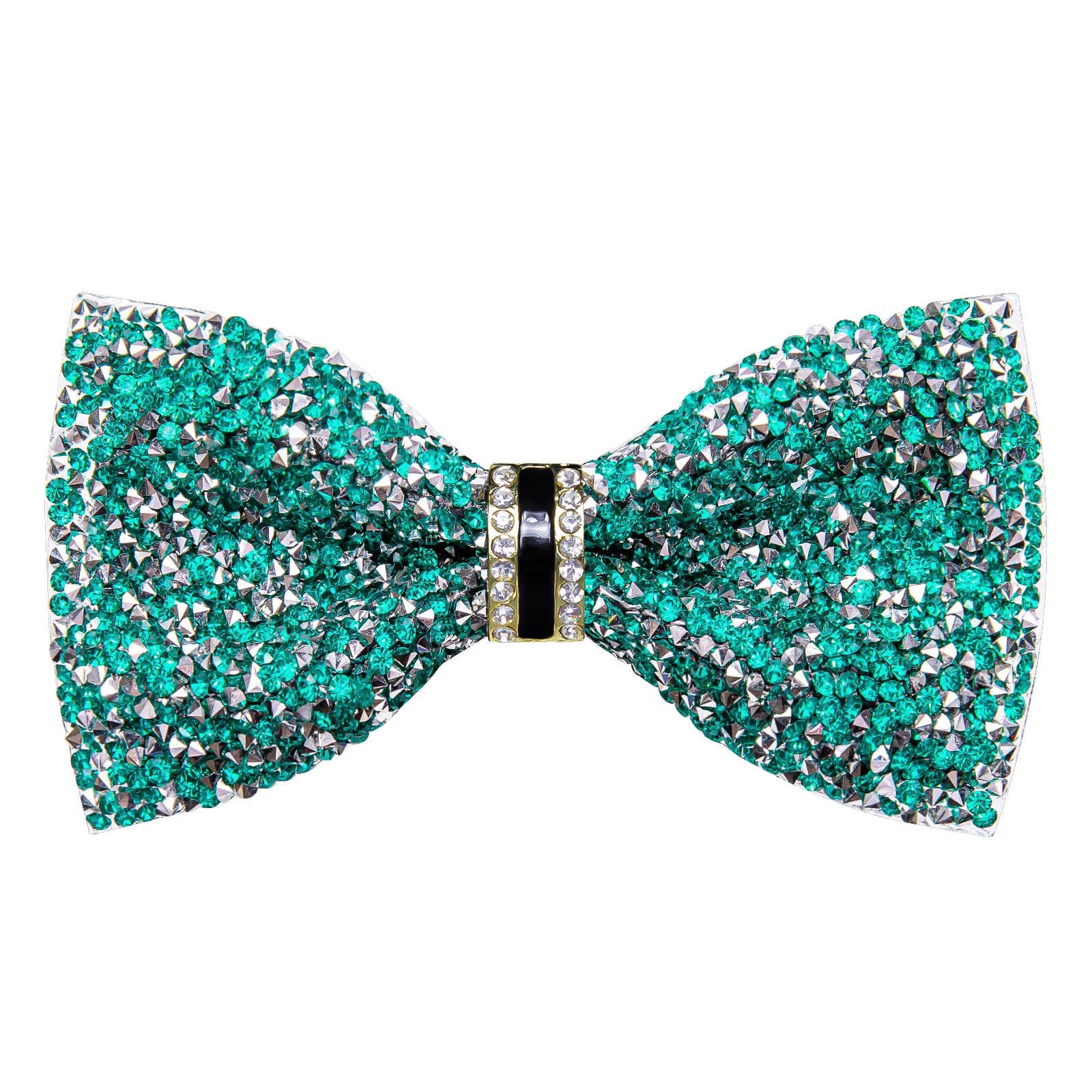 GentCrest Green Rhinestone Bowtie Set - Image 4