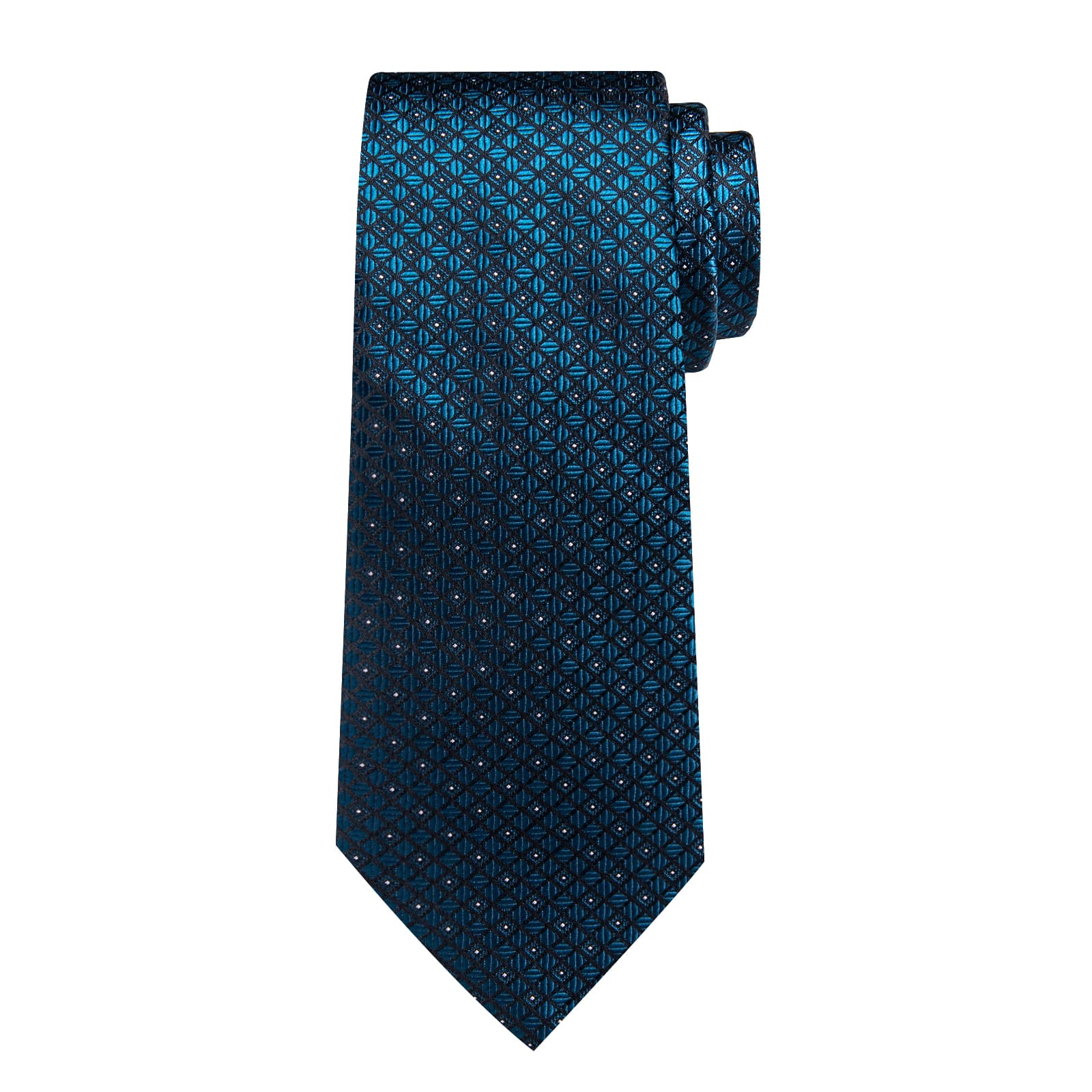 GentCrest Classic Plaid Tie Hanky Cufflinks Set - Image 4