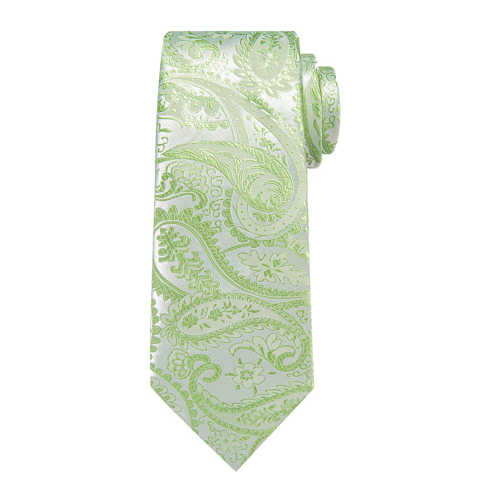 GentCrest Green Paisley Tie Hanky Cufflinks Set - Image 4