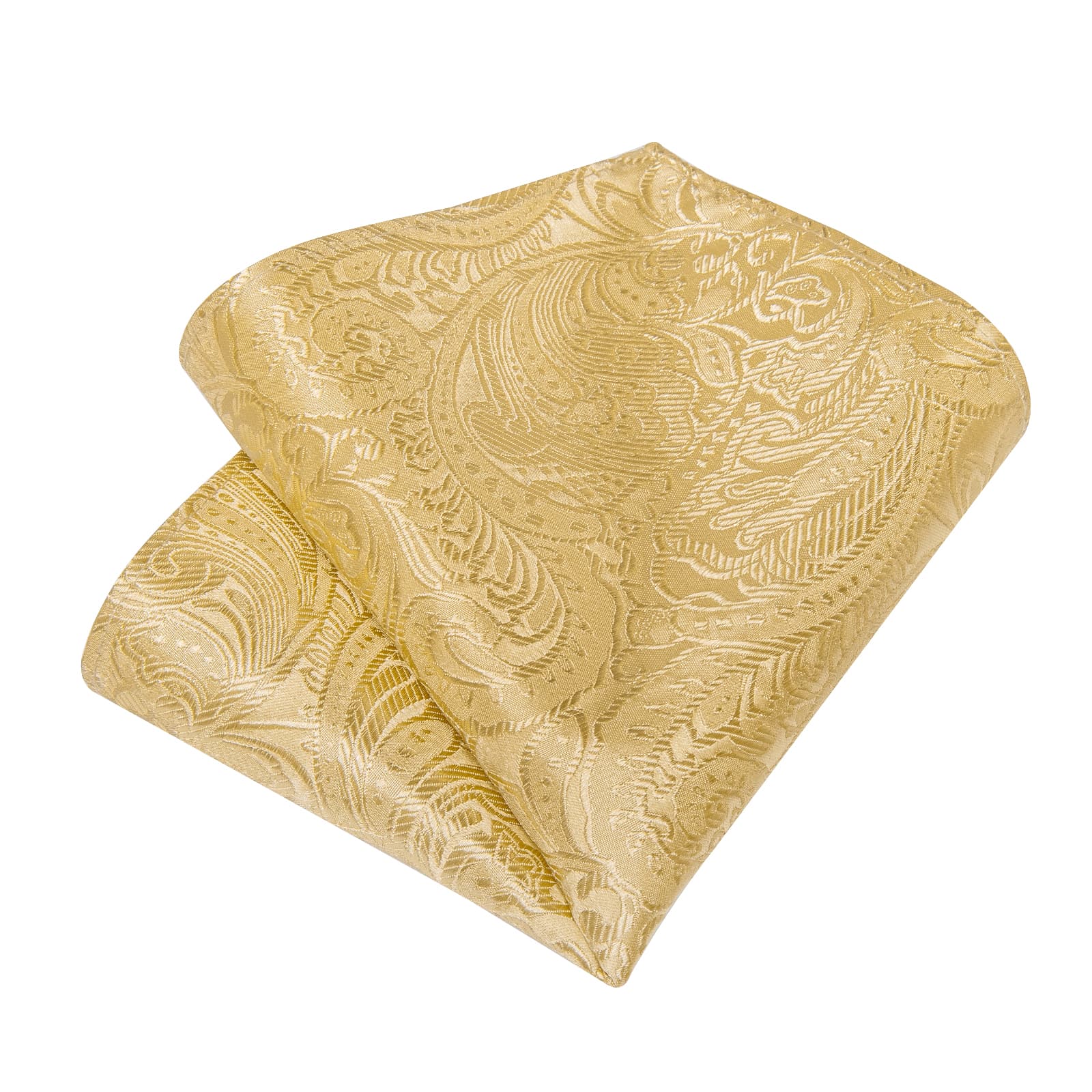 GentCrest Gold Paisley Tie Hanky Cufflinks Set - Image 4