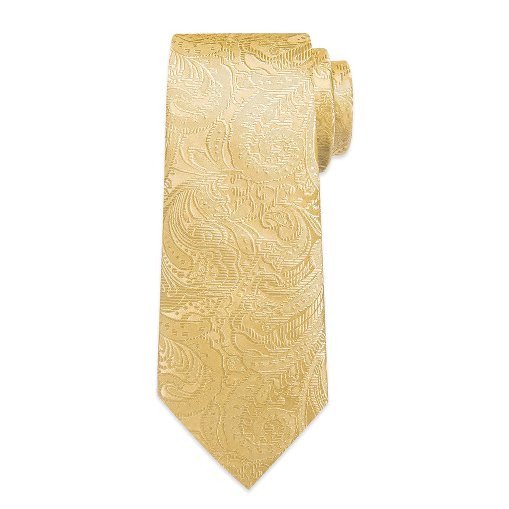 GentCrest Gold Paisley Tie Hanky Cufflinks Set - Image 5