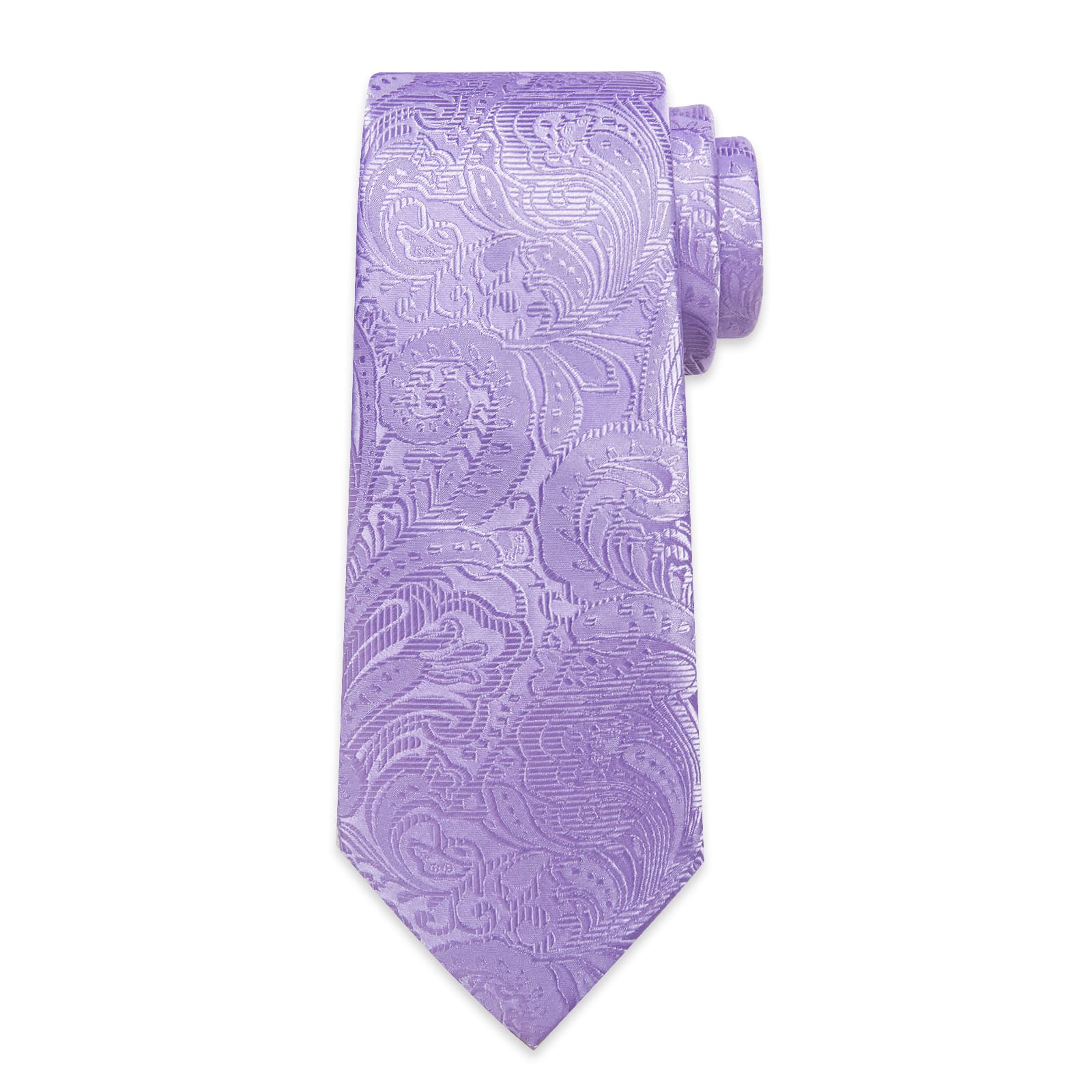 GentCrest Purple Paisley Tie Hanky Cufflinks Set - Image 5