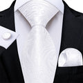 GentCrest White Paisley  - Image 1