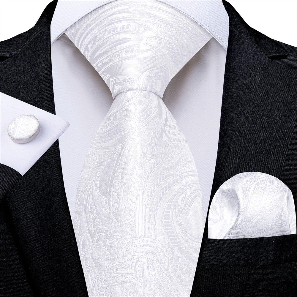 GentCrest White Paisley  - Image 1