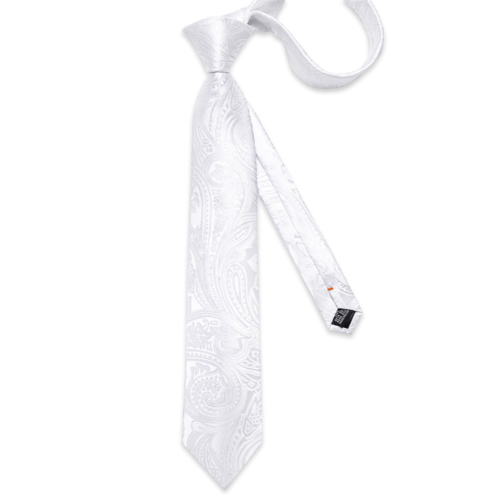 GentCrest White Paisley  - Image 4