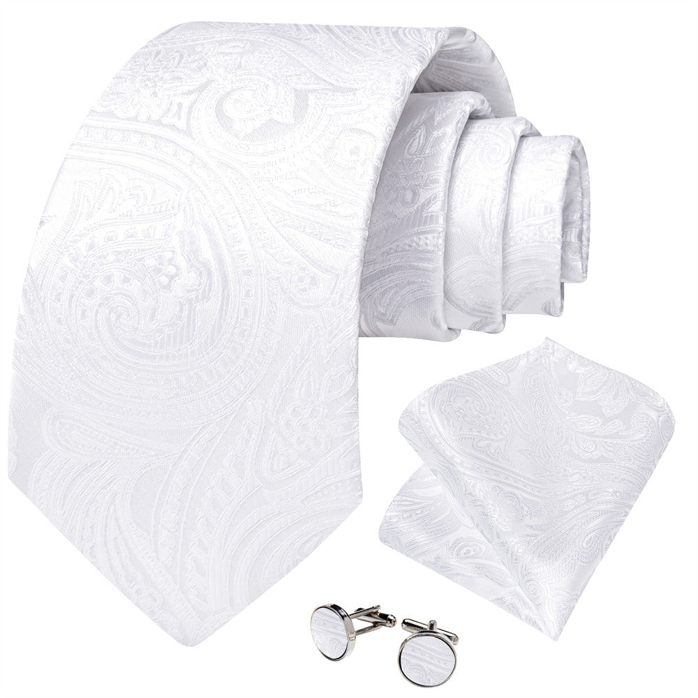 GentCrest White Paisley  - Image 2
