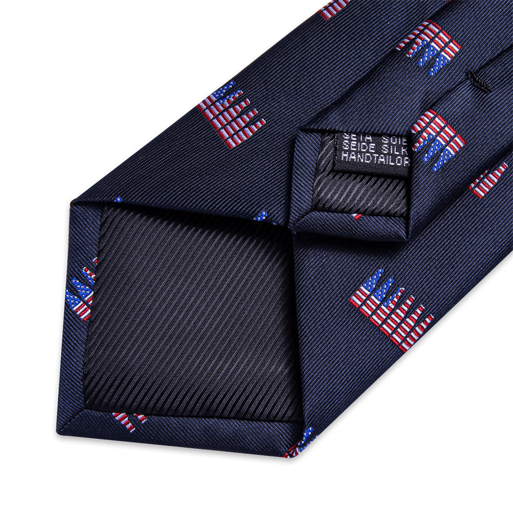 GentCrest Blue Novelty Tie Hanky Cufflinks Set - Image 6