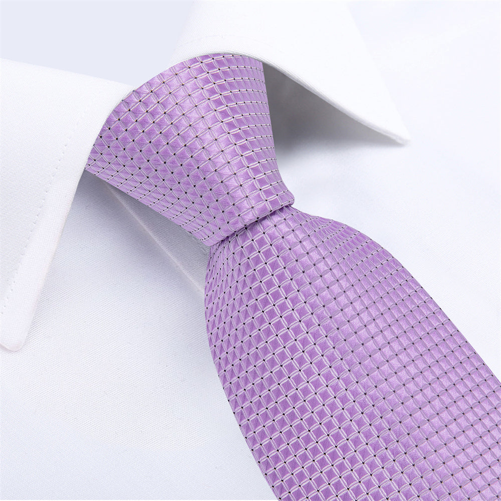 GentCrest Red Geometric Tie Hanky Cufflinks Set - Image 7