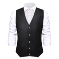 GentCrest Black Solid Vest Set - Image 1