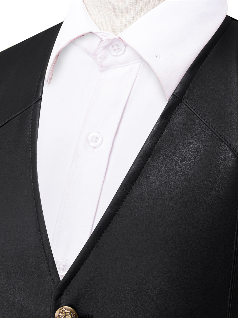 GentCrest Black Solid Vest Set - Image 6