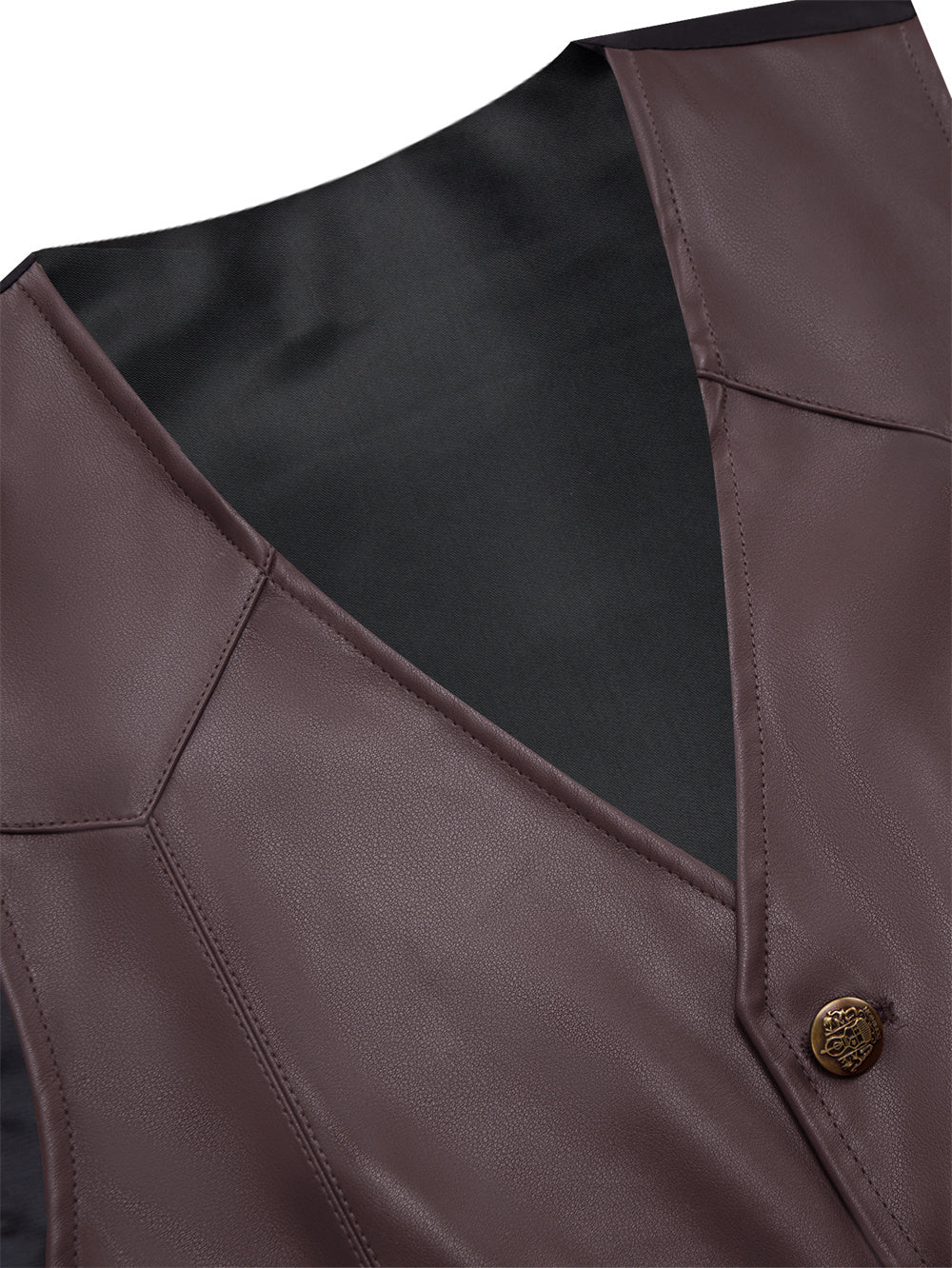 GentCrest Brown Solid Vest Set - Image 6