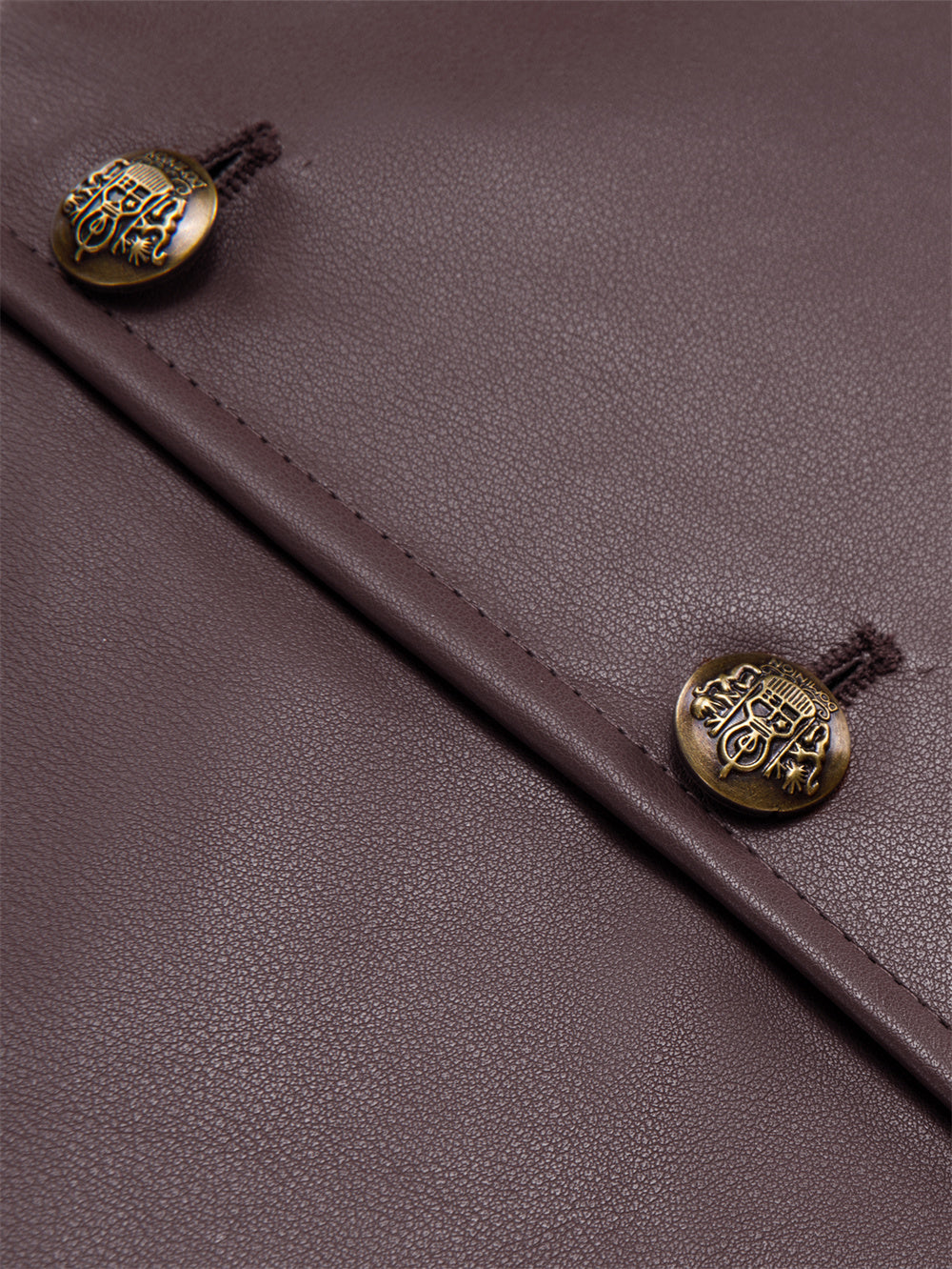 GentCrest Brown Solid Vest Set - Image 5
