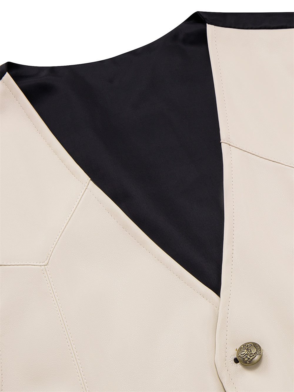 GentCrest White Solid Vest Set - Image 4