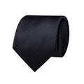 GentCrest Black Solid Tie Hanky Cufflinks Set - Image 1