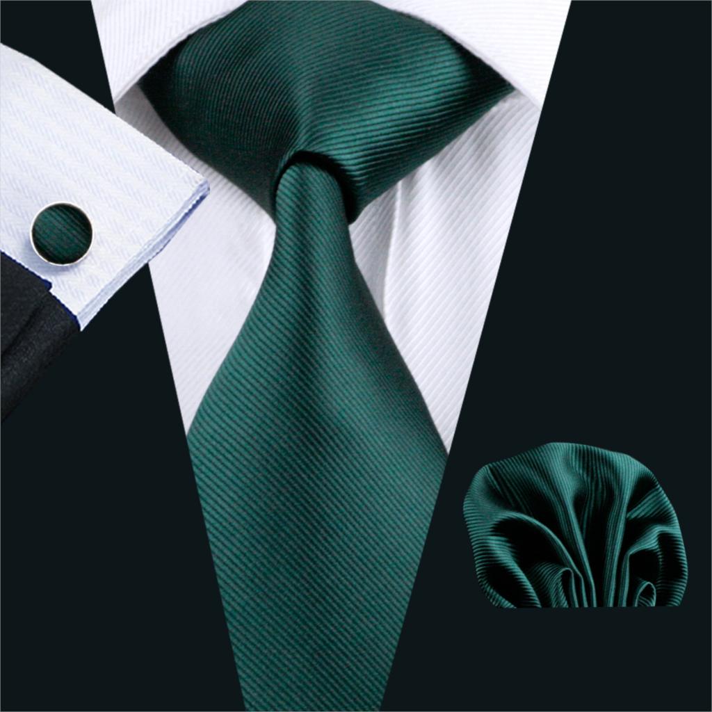 Green Grass Silk Tie Set - GentCrest