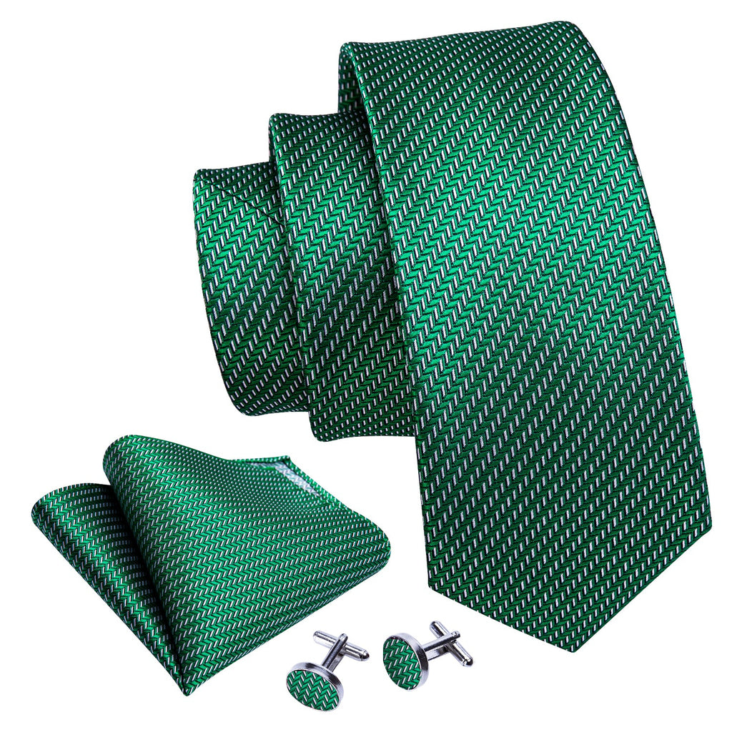 Fine Tree Silk Tie Set - GentCrest - View 2