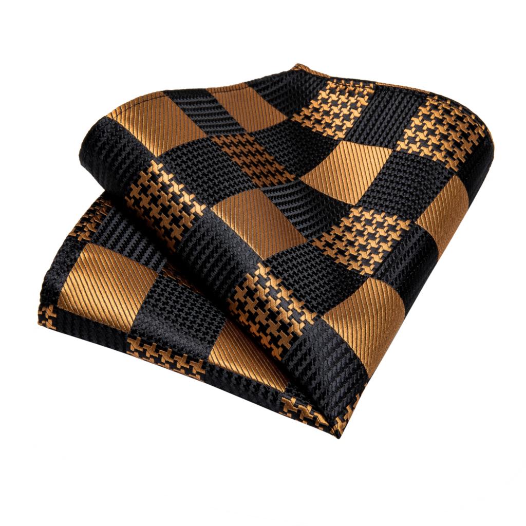 Modern Plaid Silk Tie Set - GentCrest - View 2