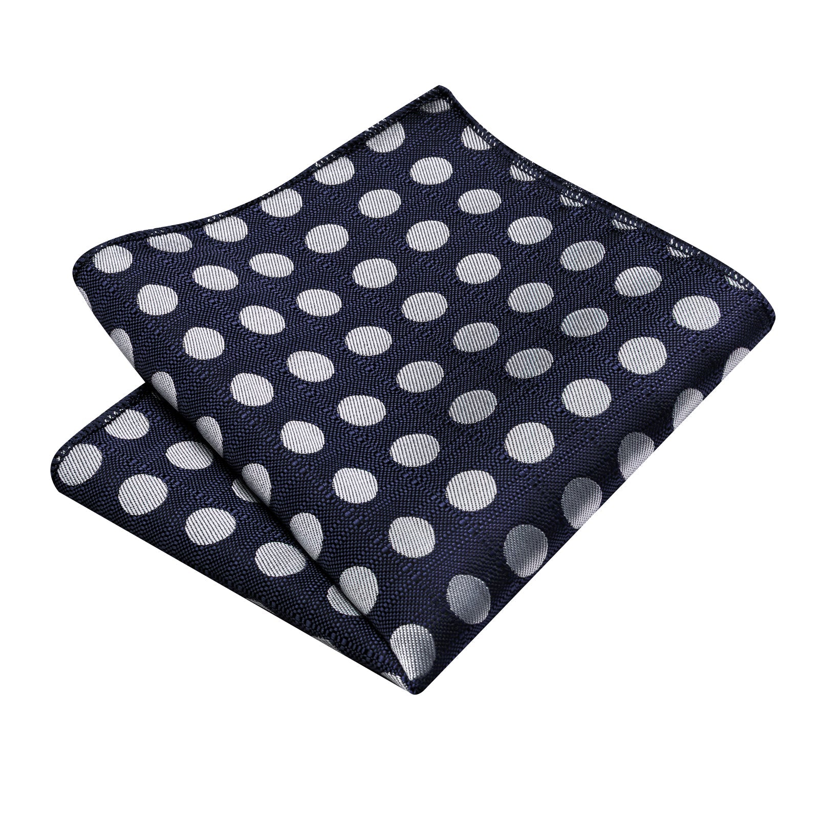 GentCrest Blue Polka Dot Tie Hanky Cufflinks Set - Image 7