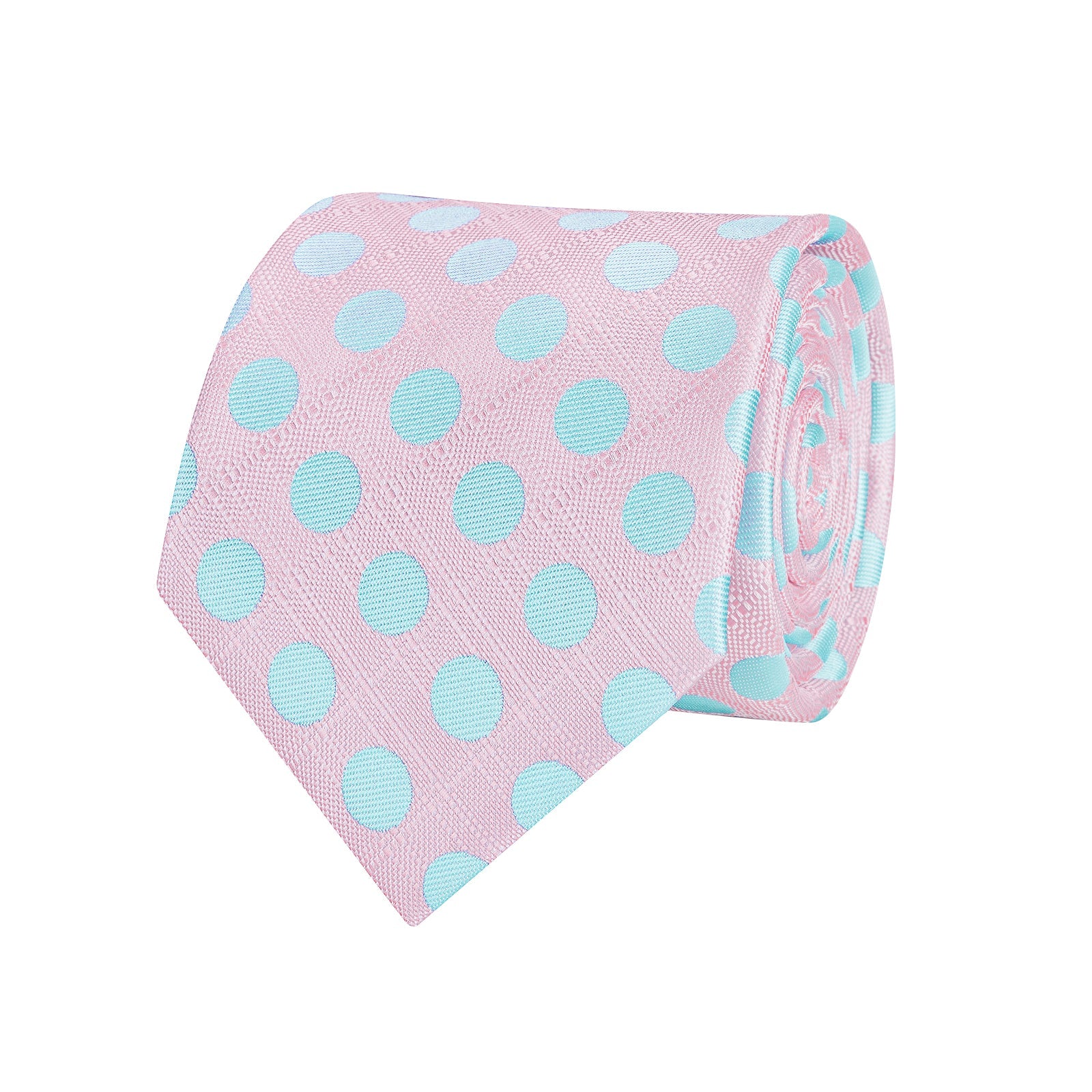 GentCrest Pink Polka Dot Tie Hanky Cufflinks Set - Image 4