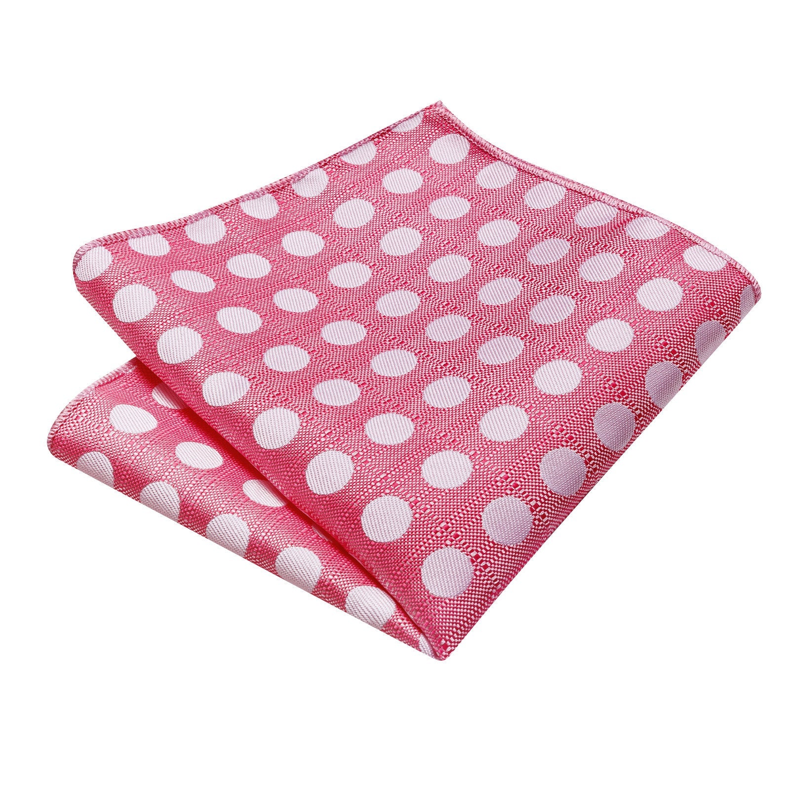 GentCrest Pink Polka Dot Tie Hanky Cufflinks Set - Image 5