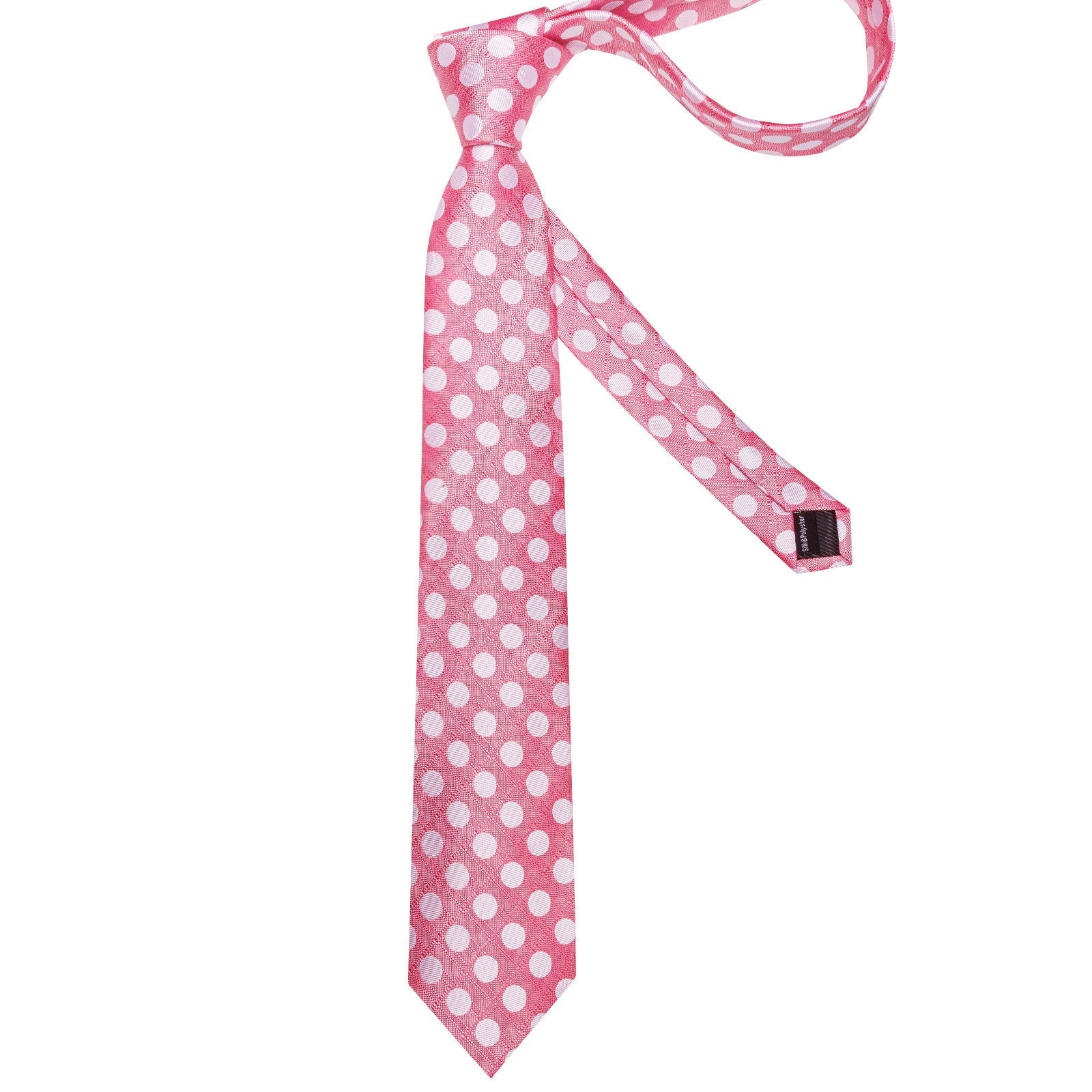 GentCrest Pink Polka Dot Tie Hanky Cufflinks Set - Image 6