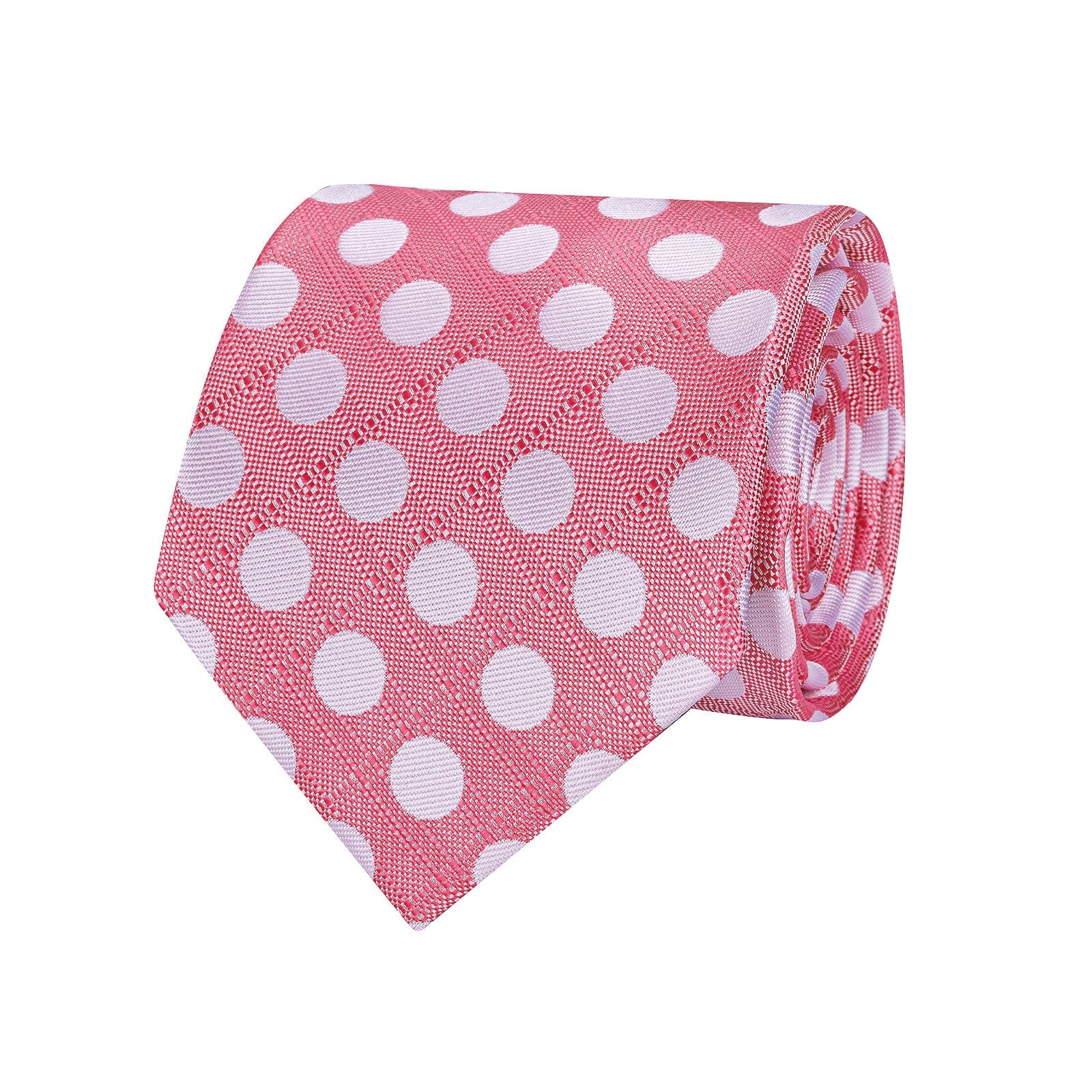 GentCrest Pink Polka Dot Tie Hanky Cufflinks Set - Image 7