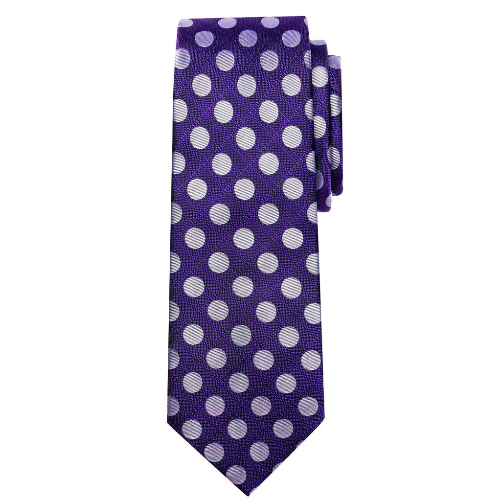 GentCrest Purple Polka Dot Tie Hanky Cufflinks Set - Image 8