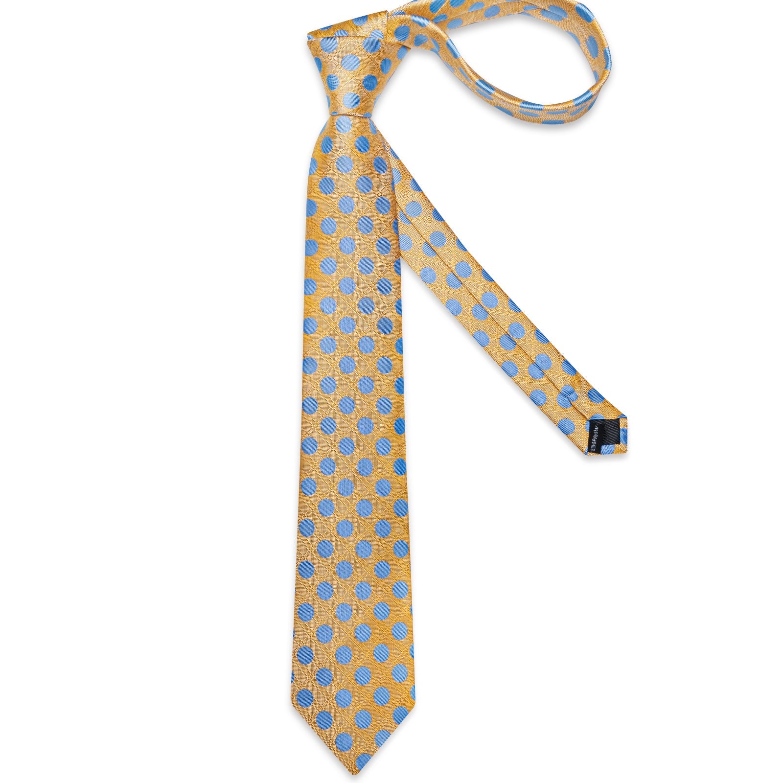 GentCrest Orange Polka Dot Tie Hanky Cufflinks Set - Image 6