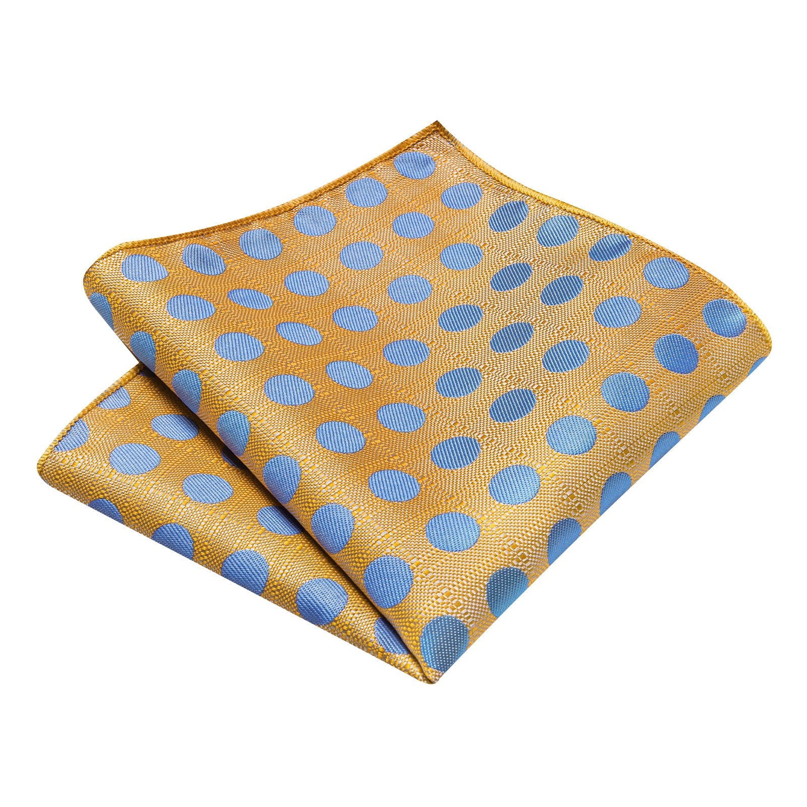GentCrest Orange Polka Dot Tie Hanky Cufflinks Set - Image 3