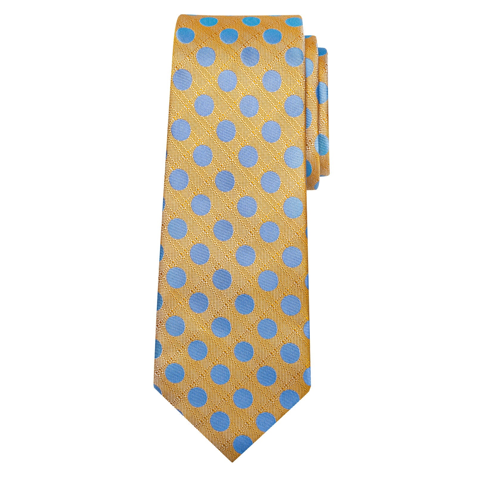 GentCrest Orange Polka Dot Tie Hanky Cufflinks Set - Image 4