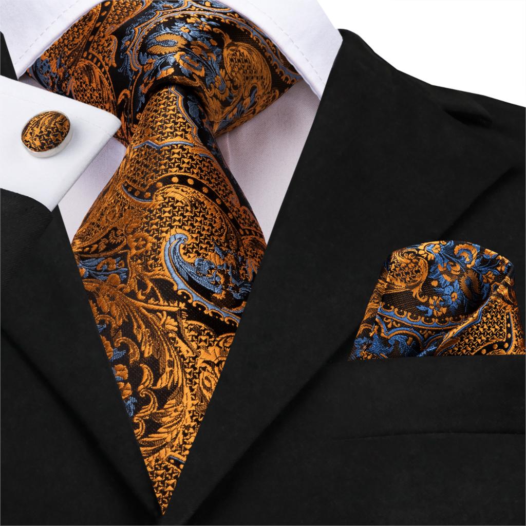 Amazing Amazonia Silk Tie Set - GentCrest