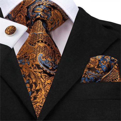 Amazing Amazonia Silk Tie Set - GentCrest